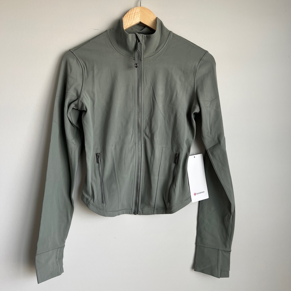 lululemon athletica Olive Green Full-Zip Jacket